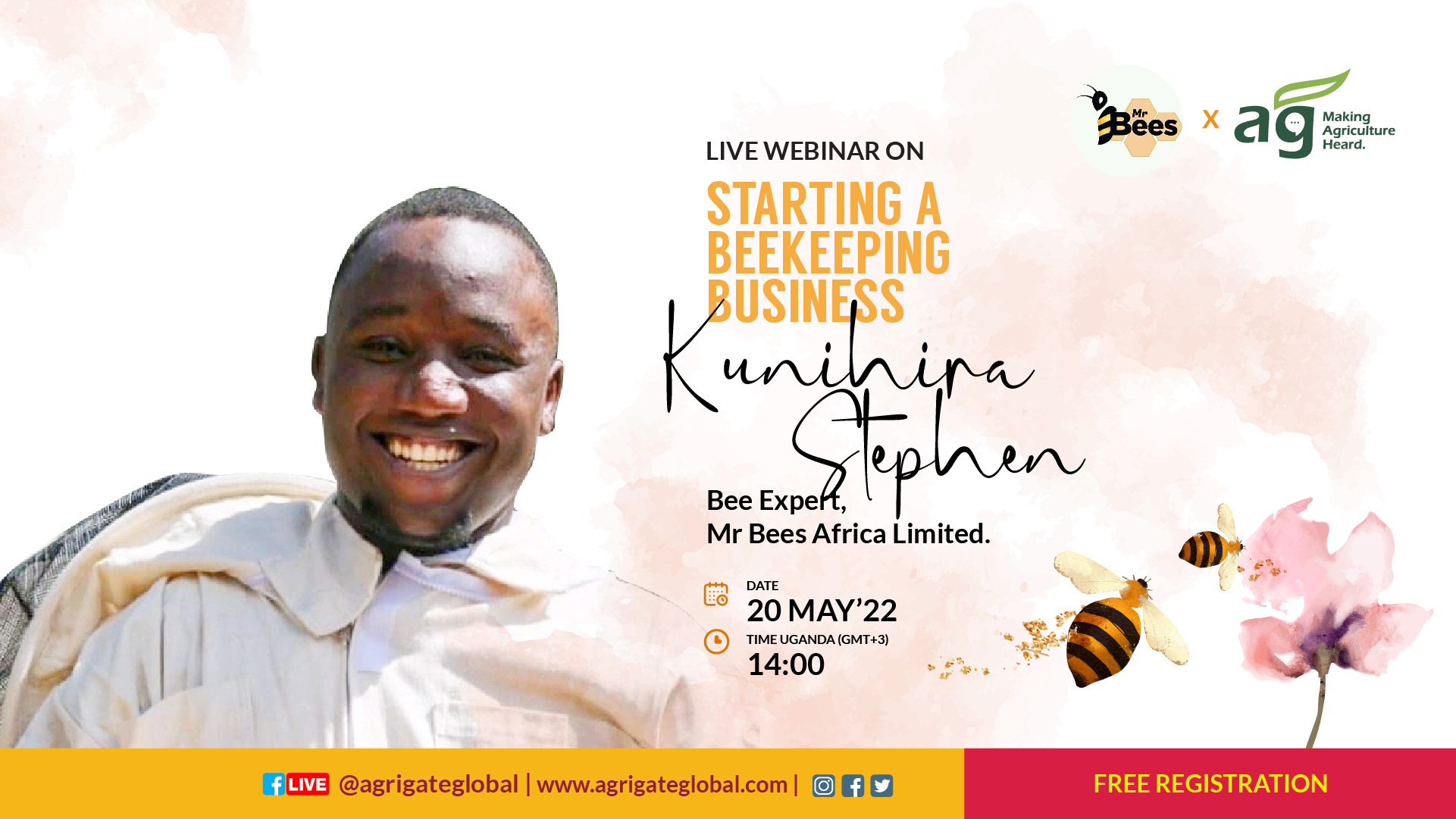 Masterclass | Starting a Beekeeping business with Kunihira Stephen